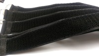 Sangles ESD à crochets et boucles, sangle en nylon conductrice, largeur 2 cm/2,5 cm