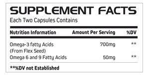 Cápsulas Veganas de Omega-3 con Extracto de Semillas de Lino para la Salud del Corazón, Marca Nutricore, 60 Cápsulas al Mejor Precio - Product Image 2