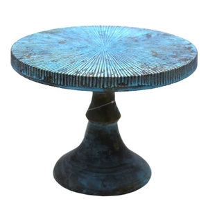 Support à gâteau en métal pour mariage, en aluminium et en laiton, en vrac, pour la présentation de gâteaux de mariage, fait à la main, personnalisé - Product Image 1