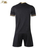 Maillots de football personnalisés fabriqués en usine au Pakistan, 100% polyester, entièrement imprimés par sublimation, couleurs et logo personnalisés, vêtements de sport