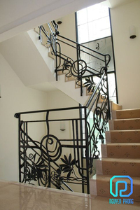 Decorative <b>Interior</b> Classical And Modern Designs Of Indoor Metal <b>Stair</b> <b>Railing</b> Wrought <b>Iron</b> Balcony <b>Railing</b> Luxury <b>Stair</b> <b>Railing</b> - Product Image 4