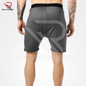 กางเกงขาสั้นกีฬาผู้ชายไซส์ใหญ่ ผ้าฝ้ายคุณภาพสูง ระบายอากาศได้ดี ปักลายสวยงาม เอวยางยืดสูง แห้งเร็ว เหมาะสำหรับออกกำลังกายและสวมใส่ลำลอง - Product Image 2