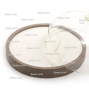 Bandeja de aperitivos de chocolate de diseño maravilloso en bandeja de madera para servir alimentos con tapa de vidrio para uso en restaurante en el hogar - Product Image 5