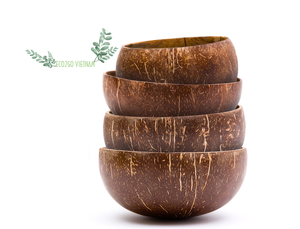 Top Seller 2025 Artesanía Cuenco de cáscara de coco Natural Pequeño Vietnam Grabado Láser Logo Ecológico Hecho en Vietnam Eco2go - Product Image 2