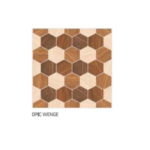 Design hexagonal texture en bois antidérapant plancher en céramique yiles 40x40cm - Product Image 3