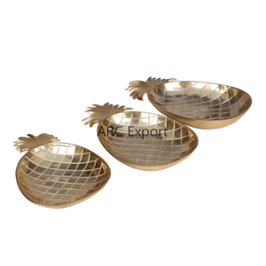 Vente en gros de bols de service de luxe en métal argenté bols de service de taille personnalisée pour la maison Table à manger bol d'ustensiles de cuisine - Product Image 5