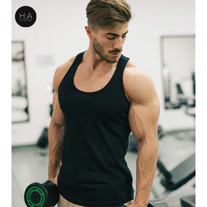 Débardeur en coton pour hommes, vêtement de fitness, de musculation, sans manche, - Product Image 5