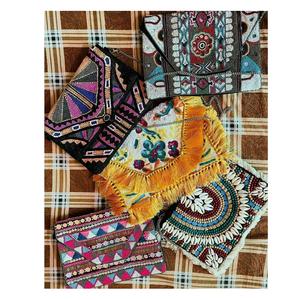 Estilo bohemio indio hecho a mano con cuentas diseñador embrague bandolera mujer elegante Boho noche compras fiesta bolsos de hombro - Product Image 6