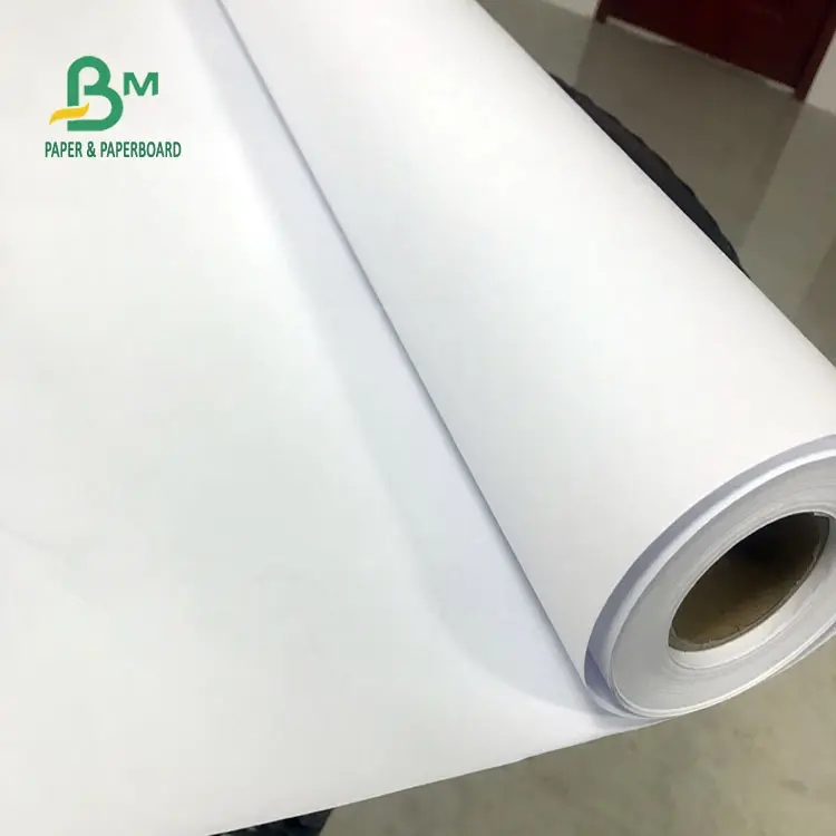 A0 A1 20LB सफेद बांड कागज/सीएडी आलेखक मार्कर पेपर रोल के साथ 24 "30" 36 "* 50 yds