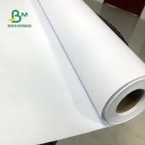 A0 A1 20LB白胶纸/CAD绘图仪标记纸卷，带24 "30" 36 "* 50 yds