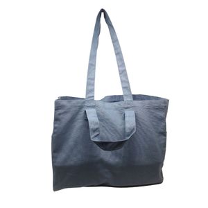 Sac fourre-tout en toile pour femme certifié équitable et de qualité supérieure, imprimé sur mesure, résistant à l'eau, sac à bandoulière portable pour l'été et les courses - Product Image 4
