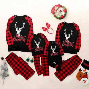 Pijama navideño de manga larga para padres e hijos, ropa de dormir, gran oferta, disponible, 2021 - Product Image 2