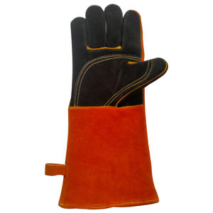 2025 nuevos guantes de soldadura personalizados para hombres, cuero de piel de oveja de vaca, impermeables, anticalor, para usuarios de mano izquierda y derecha - Product Image 3