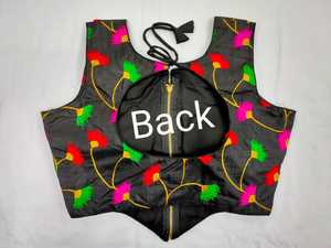 Prêt à porter indien femmes concepteur broderie pierre travail hauts Blouses fête porter mariage concepteur dernières dames porter chemisier vêtement - Product Image 3