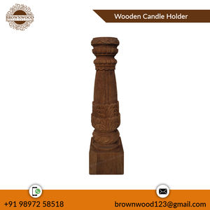 Unique Design Premium Quality Mango Wood Candle Holder Solid for Home Decoration Attractive Price for Wedding & <b>Birthday</b> <b>Gifts</b> - Product Image 3