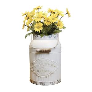 Classic Galvanized Handmade Eco Friendly <b>Floor</b> <b>Vase</b> Wedding Decor Customized Shape High Quality Planter - Product Image 3