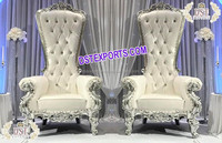 Chaise de Mariage Luxe et Élégante pour Mariés, avec Ailes Sculptées Dorées en Bois Traité, Siège Portable pour Réception de Mariage, Australie