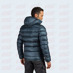 Plus Size Wind breaker Fashion Winter North All Over Print Trench Bubble Puffer - Product Image 2