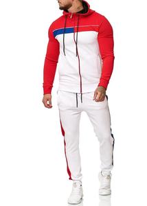 Chándales a rayas de moda urbana para hombre, 1 traje informal, Jersey, camisa, chándal, 100% algodón, para adultos, Invierno - Product Image 6