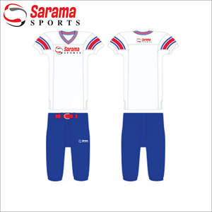 Personalizado 7 en 7 7v7 Uniformes de fútbol americano Manga corta Impreso 100% Poliéster Impresión digital Transpirable Secado rápido - Product Image 3