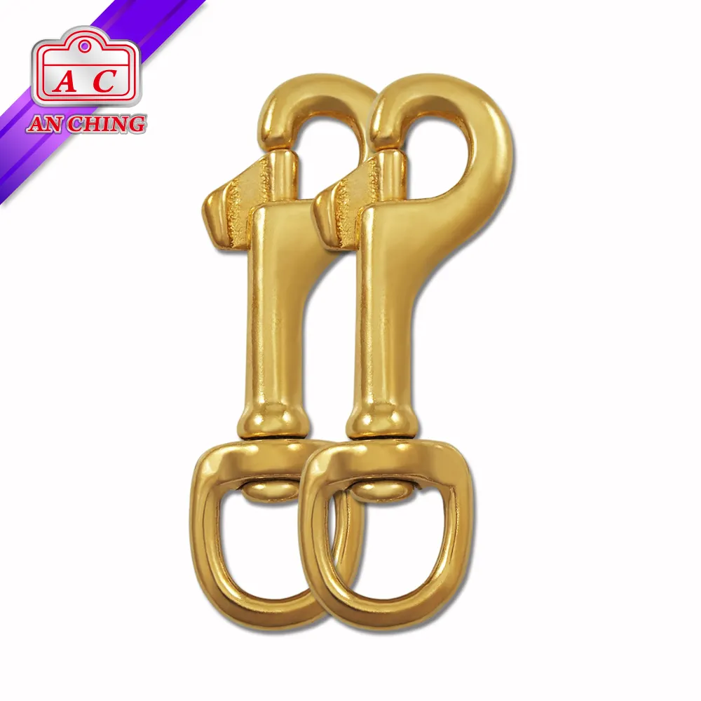 Solid Brass Snap Hook Popular Solid Brass Rotation Snap Horse Hook