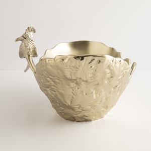 Bols à date élégants avec accent d'oiseau pour la maison, hôtel, Restaurant, ustensiles de cuisine en Aluminium de couleur argent, bols de service à fruits secs - Product Image 3