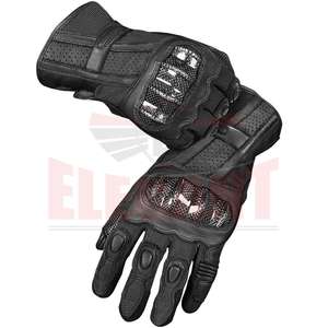 2025 professionnel personnalisé protection noir Pro Biker gants haute qualité en cuir moto gants en cuir véritable moto - Product Image 6