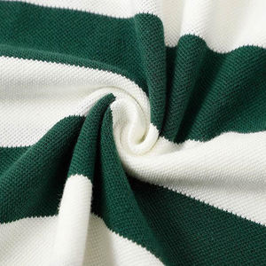 เสื้อยืดแขนสั้นลายทางสำหรับผู้ชาย,ผ้าฝ้าย100% สำหรับฤดูร้อนออกแบบโลโก้ได้ตามต้องการ - Product Image 3