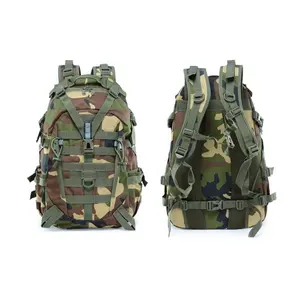 Best Seller Camouflage Nylon Backpack for Men Pack Motocross Bag Molle Rucksack with Reflector