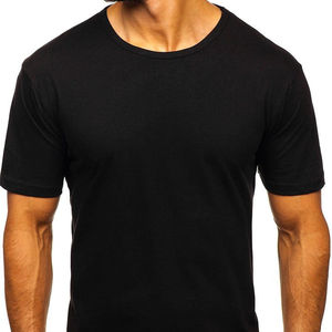 Nouveau produit, meilleure qualité, Design personnalisé, coton fantaisie, vente en gros, Offre Spéciale classique, col rond, blanc, uni, t-shirt pour hommes - Product Image 1