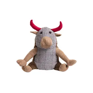 Angus Highland Bull Новинка Highland Cow Cuddly игрушка животное Doorstop