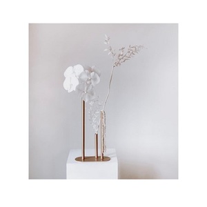 ขาตั้งดอกไม้โลหะสีทองพร้อมขาตั้งรูปทรงและขนาดกำหนดเองได้ - Product Image 6