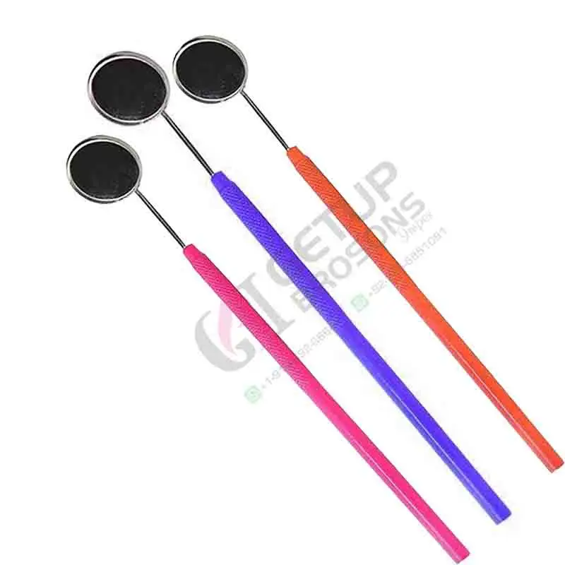 Best Style New Different Colors Powder Coating Eyelash Extension Mirror Rectangle Design Stainless Steel Custom Logo Beauty Tool
