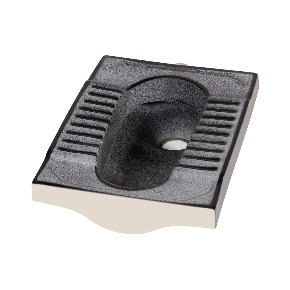 Designer Rustic Black Color Ceramic Bathroom Sanitary Ware Squatting Commode Toilet Orissa Pan WC Cheap Price from India A Grade
