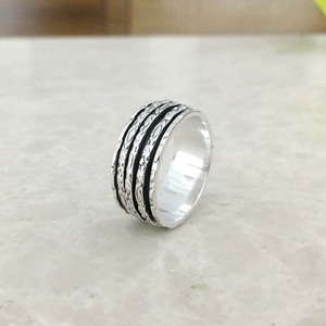 Anillo giratorio de plata de ley 925, joyería fina, moda femenina, joyería hecha a mano, anillos de plata de ley 925 al por mayor, modernos. - Product Image 2