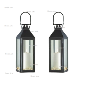 Linterna colgante de hierro y vidrio, linterna colgante personalizada de tamaño y forma para uso doméstico en hoteles y restaurantes - Product Image 4