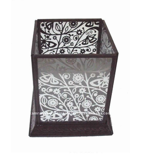 Portavelas votivo grabado de metal personalizado para Navidad Adorno navideño personalizable - Product Image 3