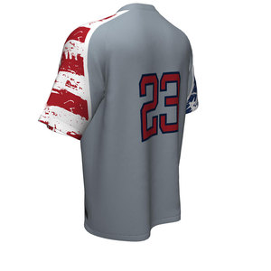 Camisetas de béisbol personalizadas al por mayor, baratas, lisas y sin estampado, camisetas transpirables a la moda hechas a medida - Product Image 4