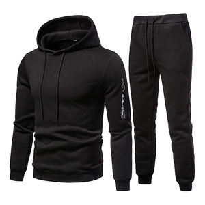 จ็อกเกอร์มีฮู้ดสำหรับผู้ชายชุดวอร์มกีฬา2ชิ้นสำหรับวิ่งจ๊อกเกอร์ชุดวอร์มสำหรับผู้ชาย - Product Image 6