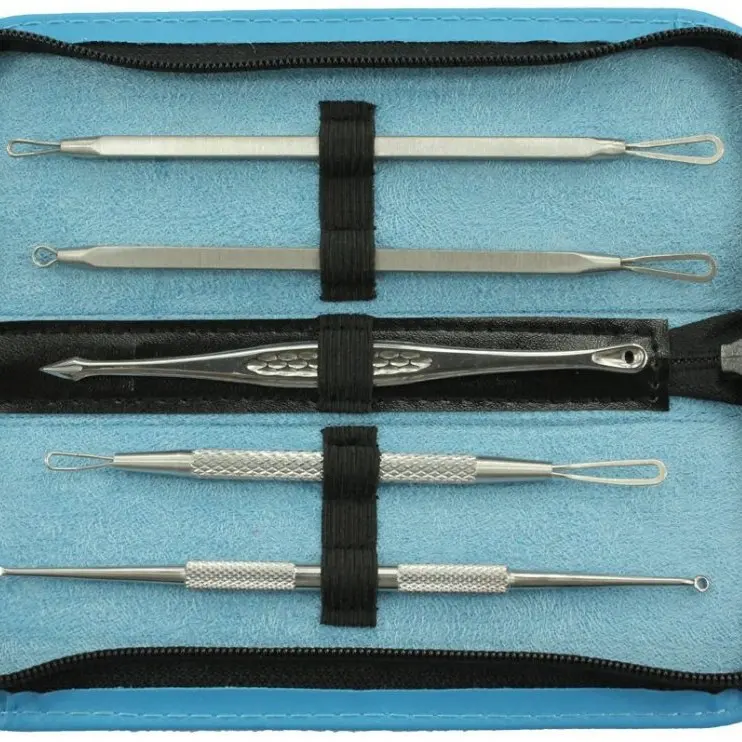 Set Blackhead Whitehead Remover Ferramenta Kit Blemish Acne Pimple Extractor Make Up Beleza Ferramenta