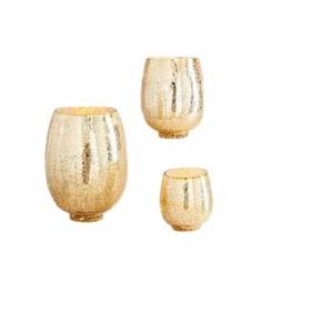 Juego votivo de 3 velas de vidrio verde, decoración votiva para hogar y casa de campo, fiestas, luz de té, soporte votivo - Product Image 6