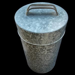 ภาชนะเก็บอาหารชุบสังกะสีใหม่พร้อมการออกแบบที่ทันสมัยเหมาะสำหรับการจัดเก็บและการจัดระเบียบในบ้านและห้องครัว - Product Image 3