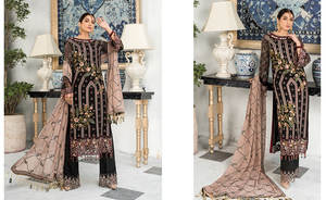 Vêtements d'hiver et de fête pour femmes Salwar Kameez pakistanais et robes indiennes vêtements pakistanais élégants - Product Image 4