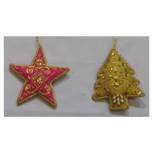 Beautiful Shape Christmas Hanging Ornament Tree & Star Product - Product Image 1