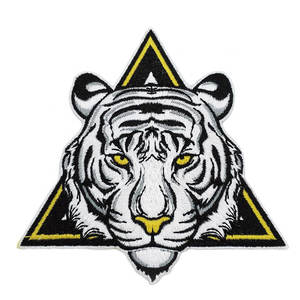 Parches de Tigre Bordados Personalizados Unisex para Reparación de Ropa con Plancha - Product Image 4
