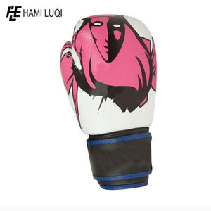 Vente en gros de gants de boxe professionnels de haute qualité en cuir véritable et PU Logo personnalisé pour le sport Muay Thai MMA - Product Image 2