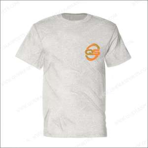 T-shirt de compression à sublimation personnalisée, col rond, manches courtes, 100 % coton, écologique, grandes tailles et respirant - Product Image 1