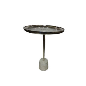 Wholesale Livingroom Furniture Sofa <b>Side</b> Metal Tray <b>Table</b> in <b>Black</b> Antique Design Coffee <b>Table</b> - Product Image 2