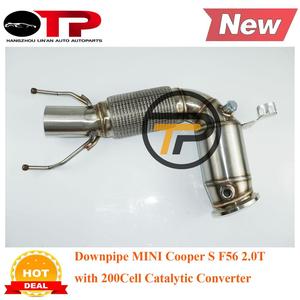 Tubo di scarico OTP Sport Downpipe di scarico ad alto flusso per <span class=keywords><strong>F56</strong></span> <span class=keywords><strong>MINI</strong></span> <span class=keywords><strong>Cooper</strong></span> S con convertitore catalitico a 200 celle - Product Image 2