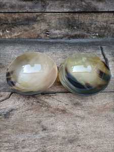 Eco-Friendly Genuine Ox Horn Palm Lathering <b>Soup</b> <b>Bowl</b> Manufacturer's Polished Animal Style Home Decoration Horn Dishes - Product Image 3